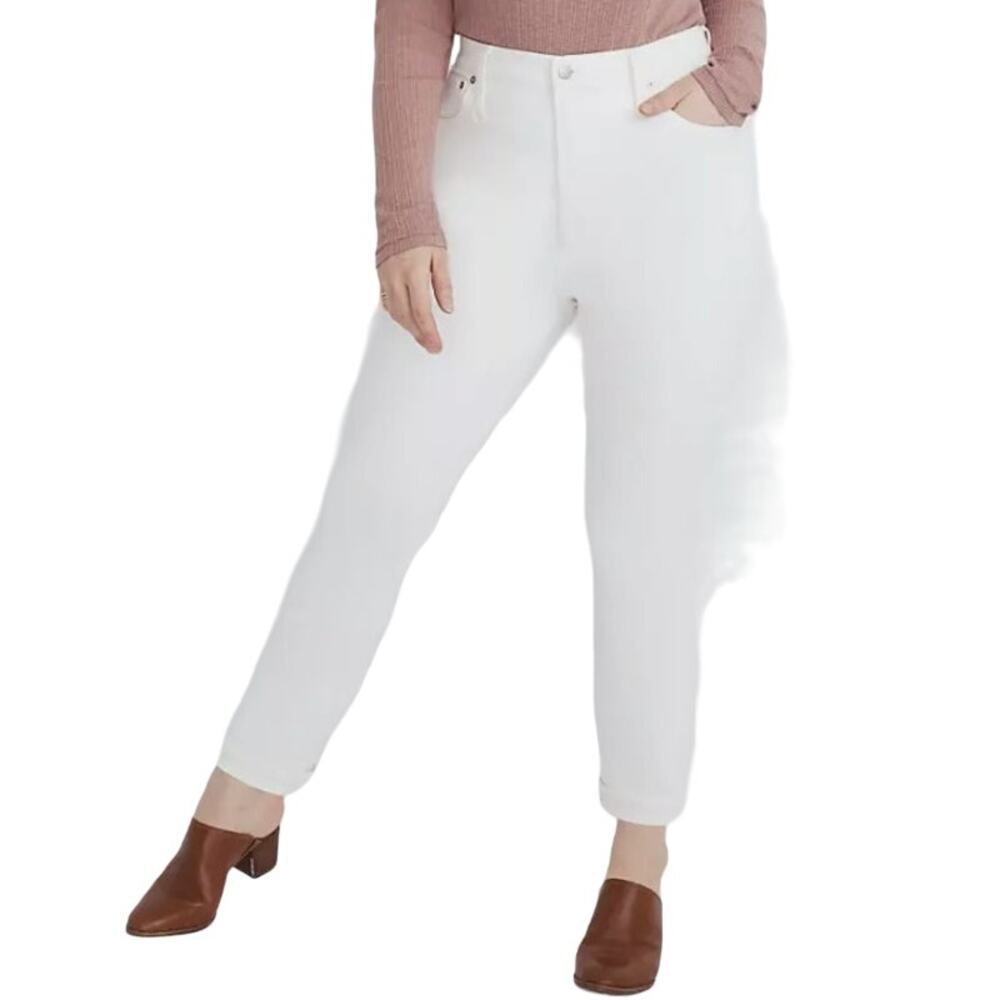 Madewell 31 Womens The Perfect Vintage Jean Tile White High Rise